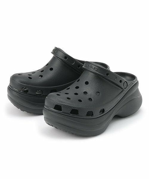 Lovetoxic / ラブトキシック サンダル | 【crocs】厚底クロックス（黒）