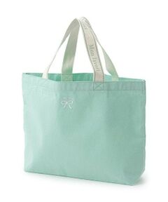 Lovetoxic / ラブトキシック トートバッグ | 【GOODPRICE】リサイクルコットンリボン刺しゅうトート