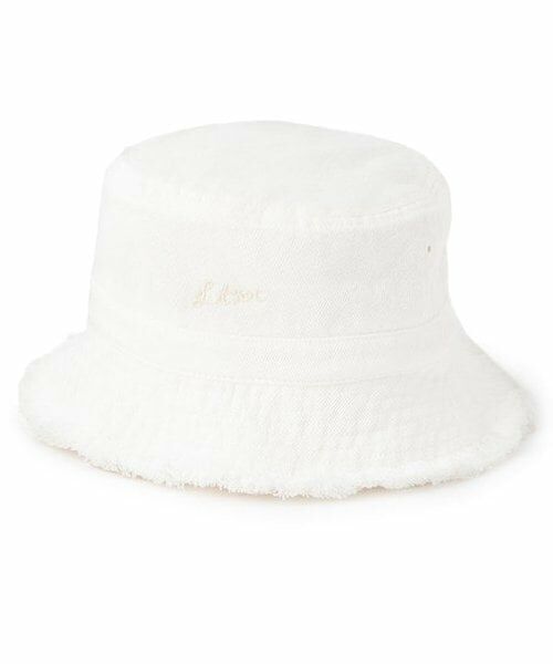 Lovetoxic / ラブトキシック ハット | 【LTXC】【綿100％】フリンジバケットハット（オフ ホワイト）