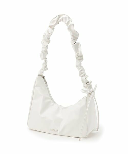 Lovetoxic / ラブトキシック ショルダーバッグ | ギャザームーンショルダー（アイボリー）