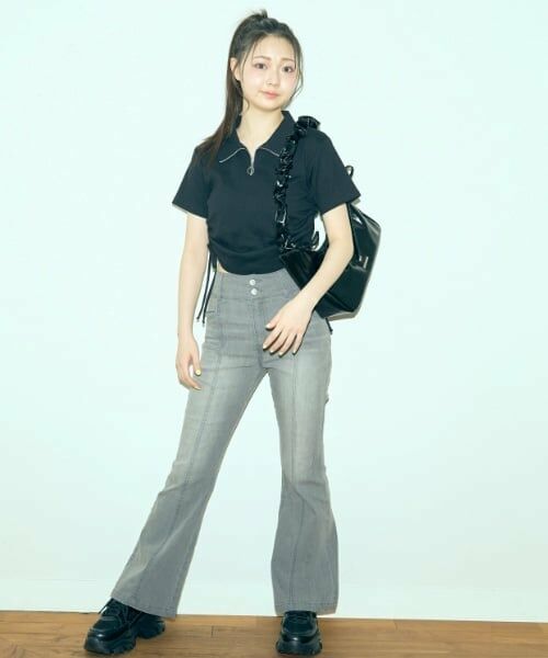 Lovetoxic / ラブトキシック ショルダーバッグ | ギャザームーンショルダー | 詳細3