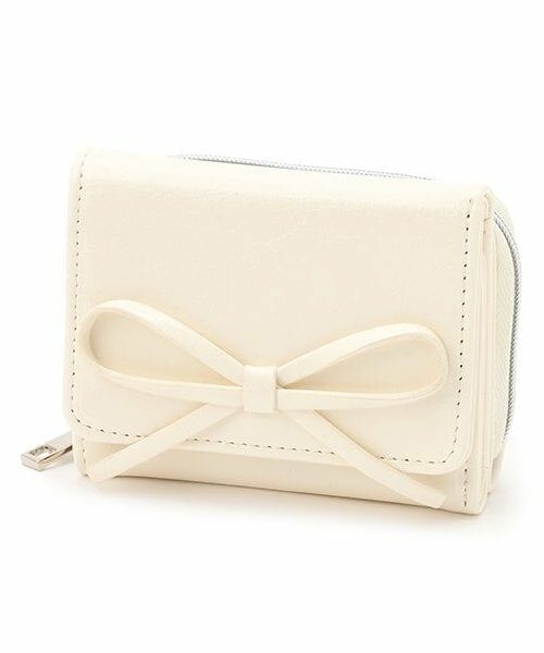 Lovetoxic / ラブトキシック 財布・コインケース・マネークリップ | リボン3折財布（アイボリー）