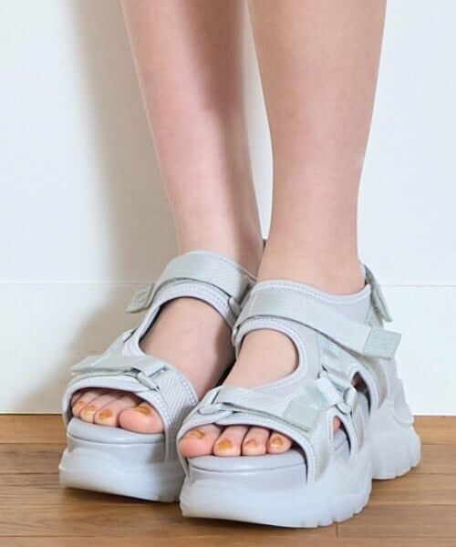 Lovetoxic / ラブトキシック サンダル | 【LTXC】ミルキーソールスポサン(ライト グレー)