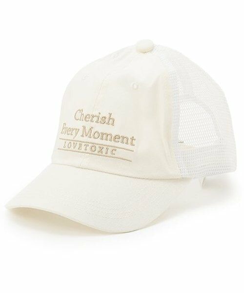 Lovetoxic / ラブトキシック キャップ | 【GOODPRICE】ロゴメッシュキャップ（オフ ホワイト）