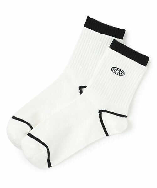 Lovetoxic / ラブトキシック ソックス | 【LTXC】カブセクルーソックス（オフ ホワイト）