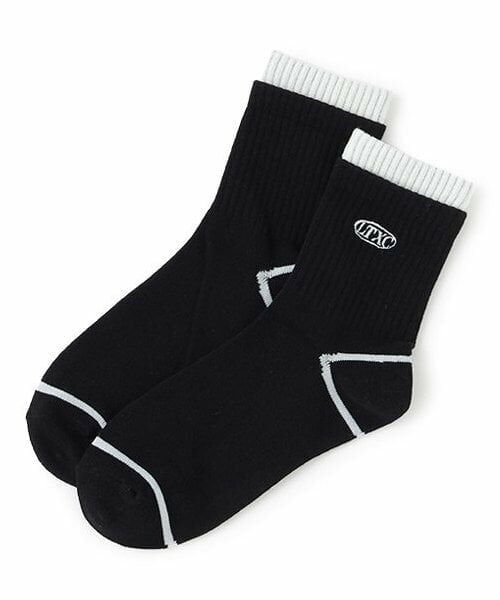 Lovetoxic / ラブトキシック ソックス | 【LTXC】カブセクルーソックス（黒）