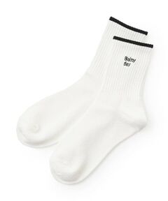 Lovetoxic / ラブトキシック ソックス | 刺しゅうリブクルーソックス