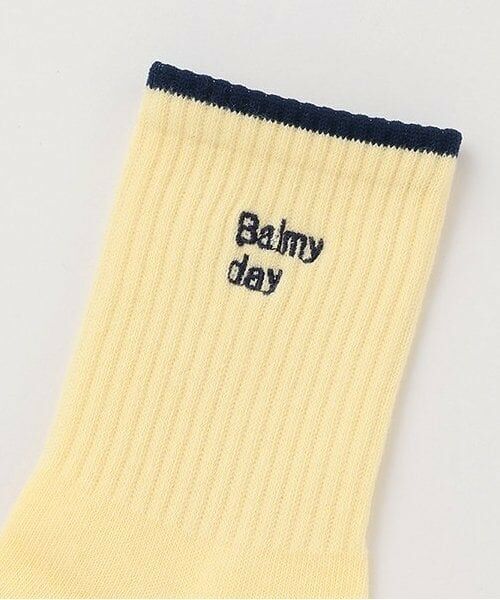 Lovetoxic / ラブトキシック ソックス | 刺しゅうリブクルーソックス | 詳細1