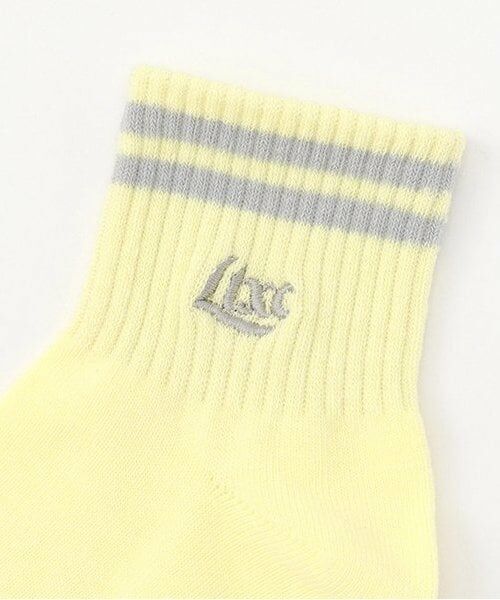 Lovetoxic / ラブトキシック ソックス | 【抗菌防臭】ライン刺繍ロゴくるぶし丈ソックス | 詳細1