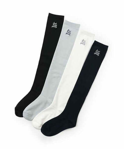 Lovetoxic / ラブトキシック ソックス | ロゴ刺繍ニーハイソックス | 詳細4