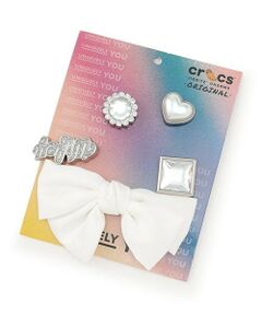 Lovetoxic / ラブトキシック サンダル | 【crocs】ジビッツ パール/リボン