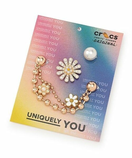 Lovetoxic / ラブトキシック サンダル | 【crocs】ジビッツ パール/リボン（生成）