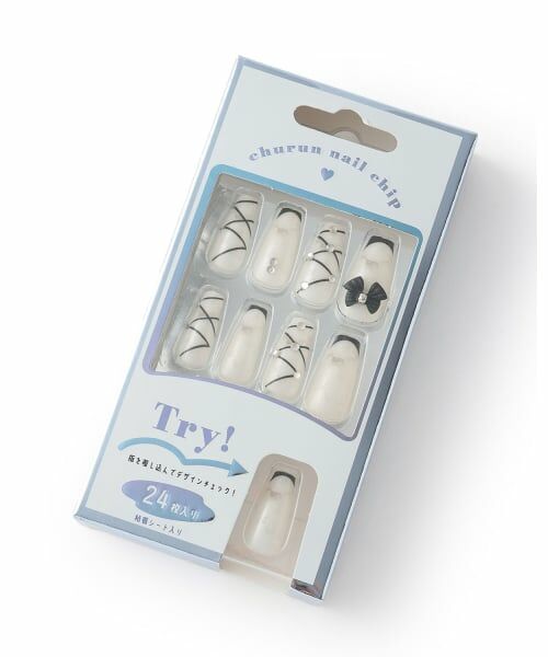 Lovetoxic / ラブトキシック その他コスメ | ネイルチップロング（オフ ホワイト）