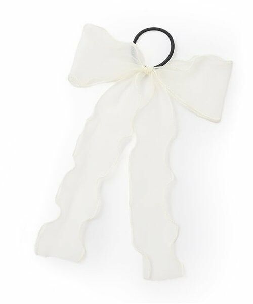 Lovetoxic / ラブトキシック ヘアゴム・シュシュ | シフォンリボンゴム（オフ ホワイト）