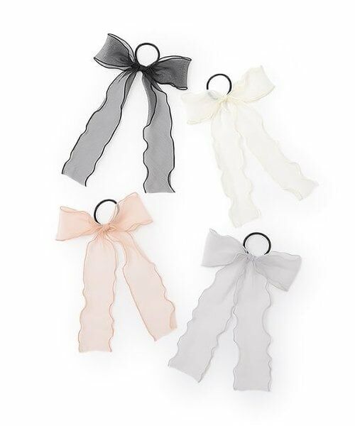 Lovetoxic / ラブトキシック ヘアゴム・シュシュ | シフォンリボンゴム | 詳細3