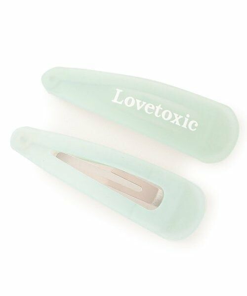 Lovetoxic / ラブトキシック ヘアピン | シアーパッチンピン（エメラルド グリーン）