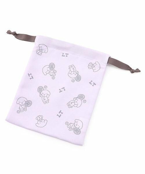 Lovetoxic / ラブトキシック ポーチ | 部活犬巾着（ラベンダー）