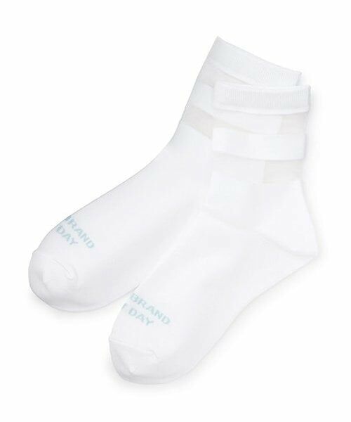 Lovetoxic / ラブトキシック ソックス | ラインスケソックス（白）