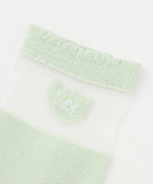 Lovetoxic / ラブトキシック ソックス | ハートロゴスケソックス | 詳細1