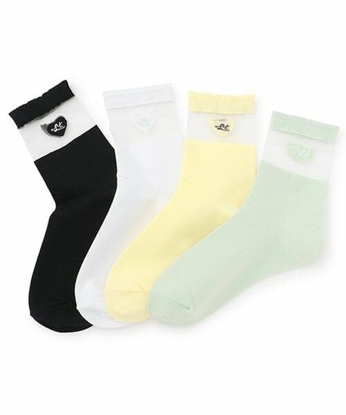 Lovetoxic / ラブトキシック ソックス | ハートロゴスケソックス | 詳細4