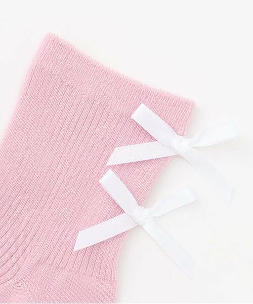 Lovetoxic / ラブトキシック ソックス | リボンつきリブクルーソックス | 詳細1