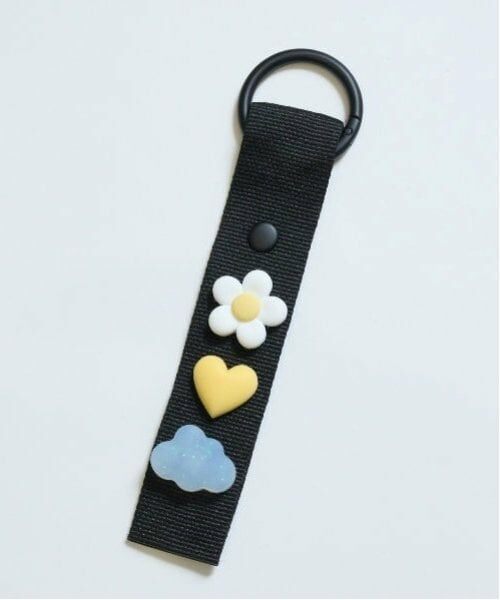 Lovetoxic / ラブトキシック キーホルダー・ストラップ | カスタムパーツタグキーホルダー（黒）