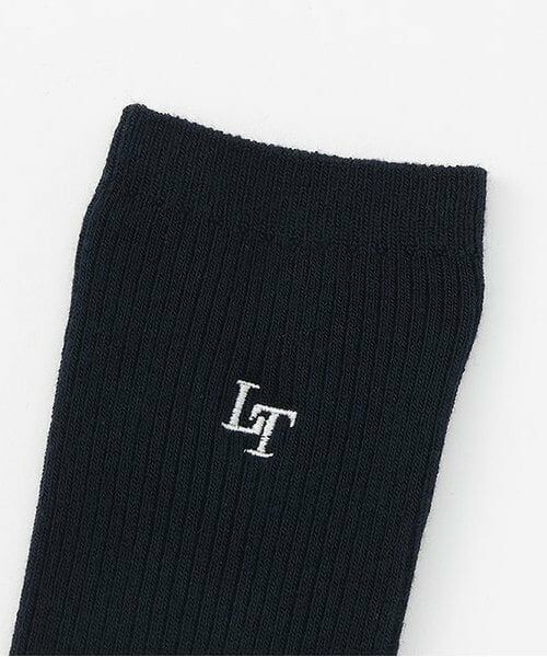 Lovetoxic / ラブトキシック ソックス | 【BS】ワンポイント刺繍リブハイソックス | 詳細1