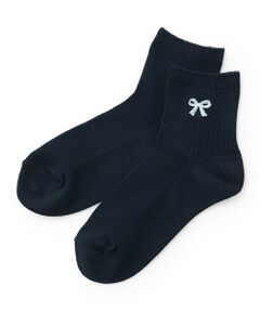 Lovetoxic / ラブトキシック ソックス | 【抗菌防臭】モチーフリブスクールソックス