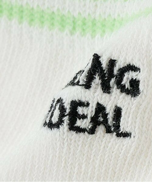 Lovetoxic / ラブトキシック ソックス | 【抗菌防臭】ライン刺しゅうスニーカ丈ーソックス | 詳細3