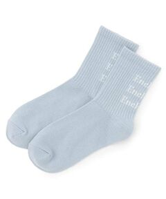 バックロゴジャガードソックス