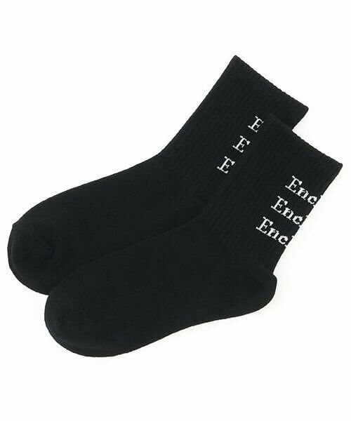 Lovetoxic / ラブトキシック ソックス | バックロゴジャガードソックス（黒）