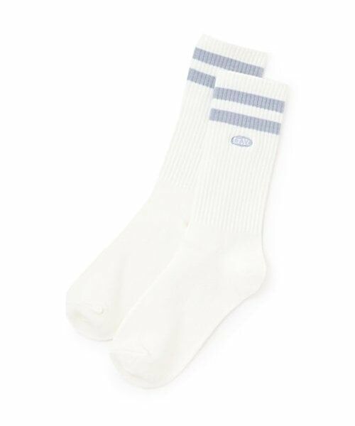 Lovetoxic / ラブトキシック ソックス | 【LTXC】ラインミドル丈ソックス（サックス）