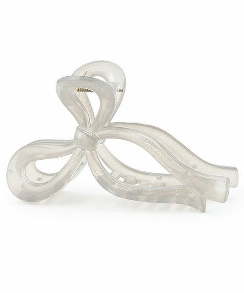Lovetoxic / ラブトキシック ヘアピン | リボンバンスクリップ（グレー）