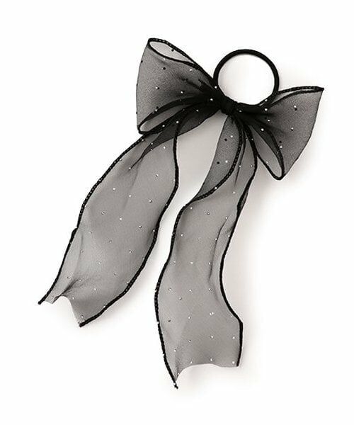 Lovetoxic / ラブトキシック ヘアゴム・シュシュ | キラキラリボンゴム（黒）