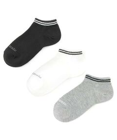 Lovetoxic / ラブトキシック ソックス | 【ベーシック】3足セットスニーカー丈ソックス