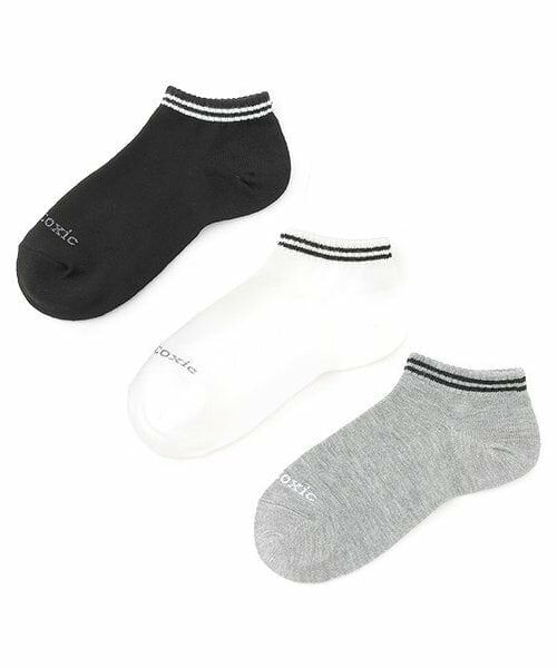 Lovetoxic / ラブトキシック ソックス | 【ベーシック】3足セットスニーカー丈ソックス（オフ ホワイト）