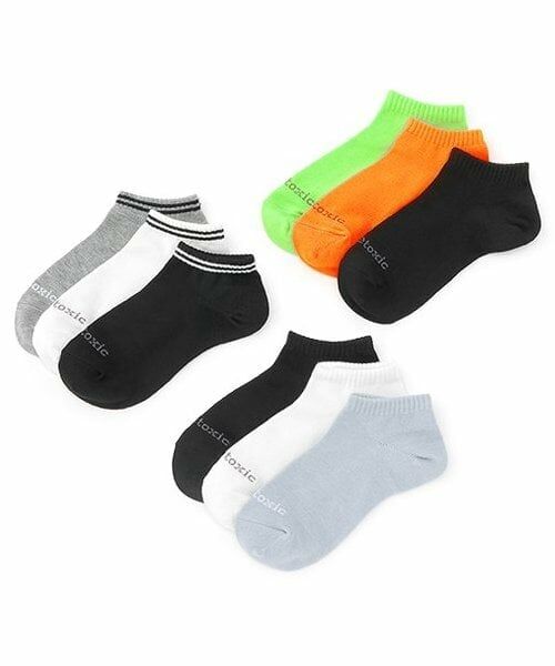 Lovetoxic / ラブトキシック ソックス | 【ベーシック】3足セットスニーカー丈ソックス | 詳細5