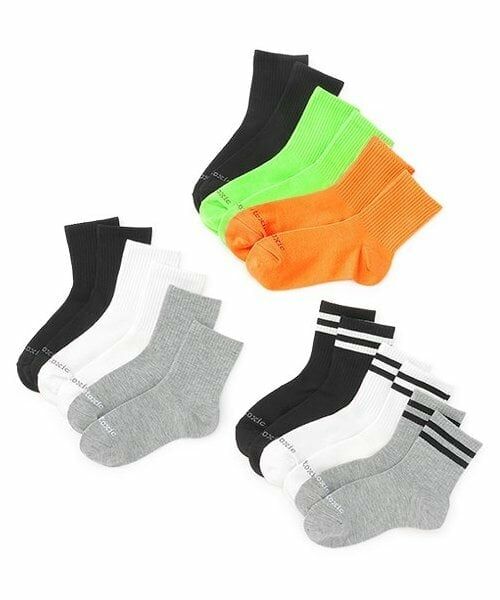 Lovetoxic / ラブトキシック ソックス | 【ベーシック】3足セットクルーソックス | 詳細5