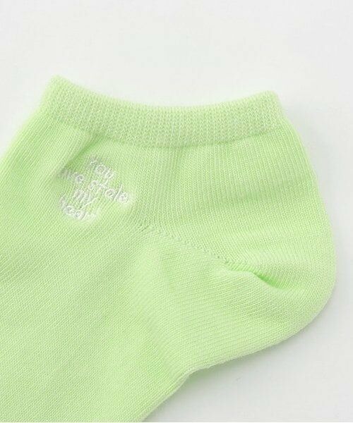Lovetoxic / ラブトキシック ソックス | 【接触冷感/ひんやり】刺しゅうスニーカー丈ソックス | 詳細1