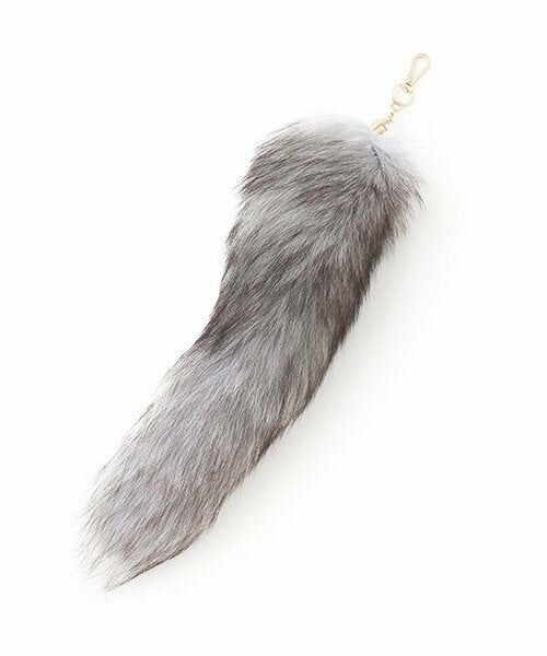 Lovetoxic / ラブトキシック チャーム | ファーシッポチャーム（グレー）