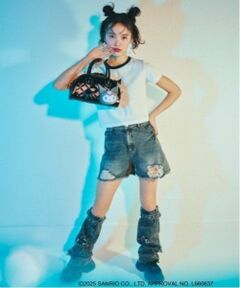 Lovetoxic / ラブトキシック レッグウォーマー | 【マイメロディ・クロミ】デニムレッグカバー