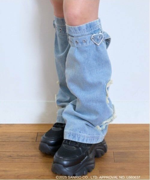 Lovetoxic / ラブトキシック レッグウォーマー | 【マイメロディ・クロミ】デニムレッグカバー | 詳細1