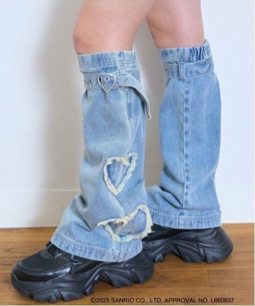 Lovetoxic / ラブトキシック レッグウォーマー | 【マイメロディ・クロミ】デニムレッグカバー | 詳細2