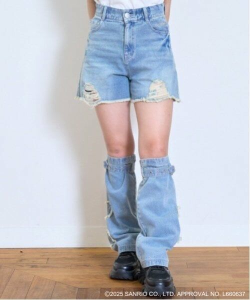 Lovetoxic / ラブトキシック レッグウォーマー | 【マイメロディ・クロミ】デニムレッグカバー | 詳細6