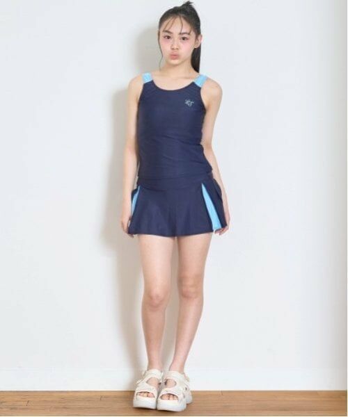 Lovetoxic / ラブトキシック 水着・スイムグッズ | 【SWIM】【水着】プリーツスカートタンキニ | 詳細1