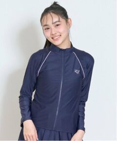 【SWIM】【水着】長袖フルジップラッシュ
