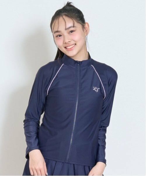 Lovetoxic / ラブトキシック 水着・スイムグッズ | 【SWIM】【水着】長袖フルジップラッシュ（パープル）