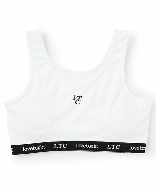 Lovetoxic / ラブトキシック その他インナー・ルームウェア | DRYメッシュハーフトップ（オフ ホワイト）
