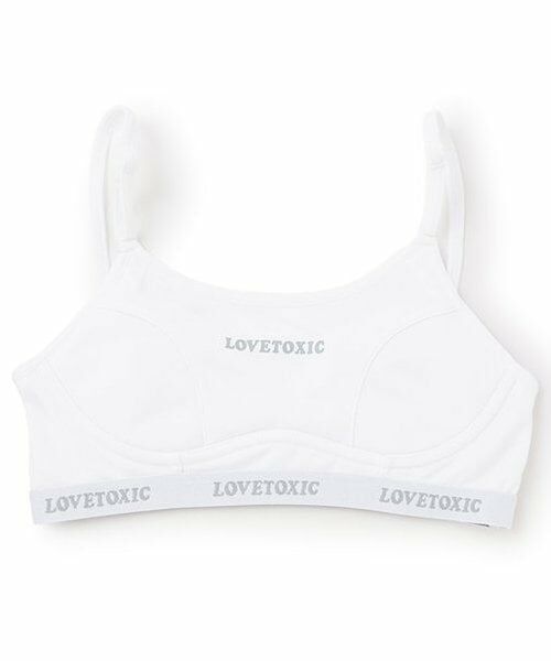 Lovetoxic / ラブトキシック その他インナー・ルームウェア | DRYメッシュハーフトップキャミ（白）