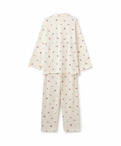 Lovetoxic / ラブトキシック ルームウェア | 【ルームウェア/パジャマ】小花柄長袖やわらかニットシャツ＆パンツセット | 詳細2